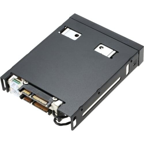 Dual Bay 2.5" Inch SATA III Hard Drive HDD & SSD Tray Caddy Internal Mobile Rack Enclosure Docking Station Hot Swap