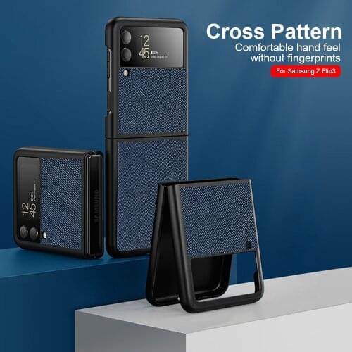 Cotton Folded Ultra-thin Anti-Fall Protection Cover For Samsung Z Flip 3 5G Shockproof Case For Galaxy Z Flip3 ZFlip3 Coque