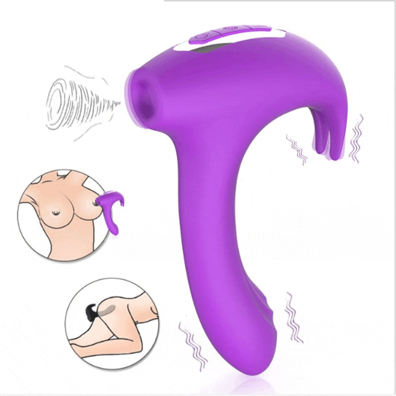 Hammer Vibrator Clitoral Sucker G-spot Tease Nipple Sucking Sex Toy Massager Vibrating Female Dildo Masturbation Adult Products