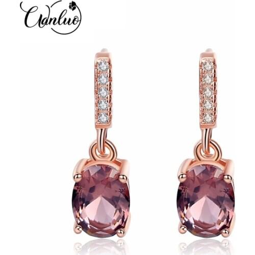 Серьги с камнями Wanluo China At AliExpress