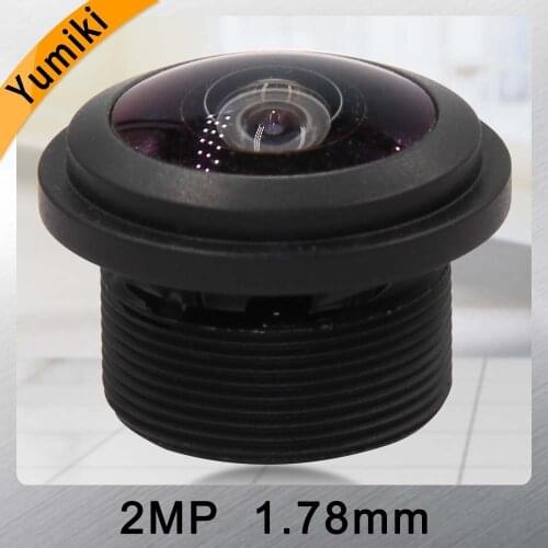 Yumiki 2MP 1.78mm cctv lens 1/2.7" F1:2.0 190degree M12 board lens for cctv camera&Panoramic Camera