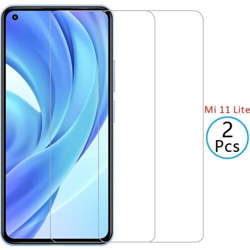 Protective glass for xiaomi mi 11 lite 5g screen protector tempered glas on xiao my 11lite light film xiomi xiami xaomi xiaomy