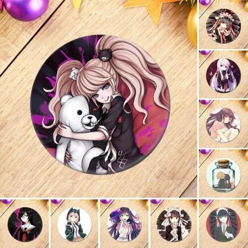 1pcs Games Danganronpa V3 Killing Harmony Cosplay Badge Oma Kokichi Brooch Pins Collection Bags Badges For Backpacks Clothes