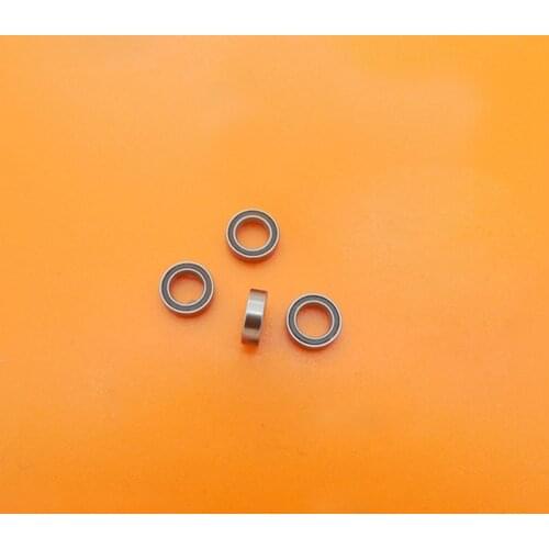 10)MR106-2RS 6x10x3mm P6 ABEC3 Deep Groove Ball Miniature Bearing Black