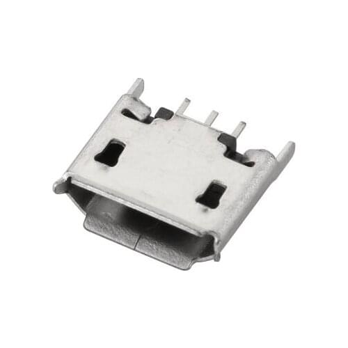10pcs/lot Micro USB 5pin Female Socket Connector Direct Plug-in Type for Charging Mobile Phone