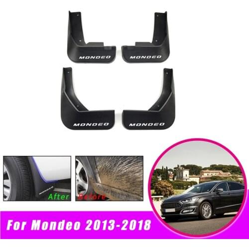 Car Front Rear Mud Flap Fender Splash Guards Mudflaps Accessories For Ford Fusion/Mondeo Molded 2013-2018