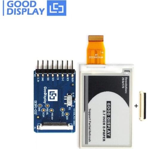 Demo Connector board with 2.7inch eink display