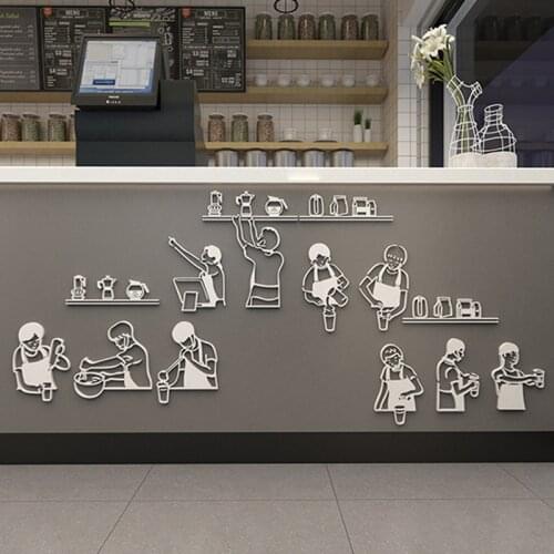 Cold Drink Shop/Coffee Shop Bar Counter Cash Counter Decorative Wall Sticker Bar Wine Counter Skirting Decorative Wall Sticker
