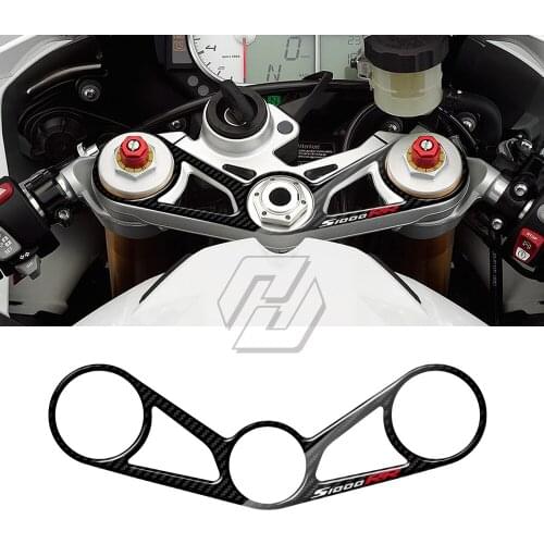For BMW S1000RR 2010-2011 3D Carbon-look Upper Triple Yoke Defender