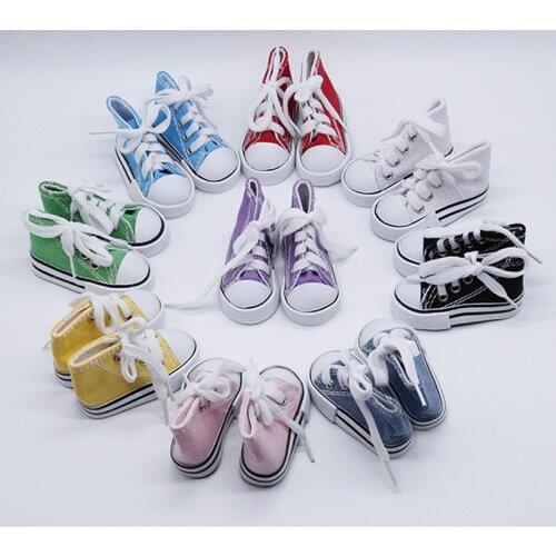 7.5cm Sneakers For 60CM Dolls Canvas Shoes for 1/3 SD BJD 16 Inch Dolls Boots Dolls Accessories Dolls Boots DIY Dress Up Toy