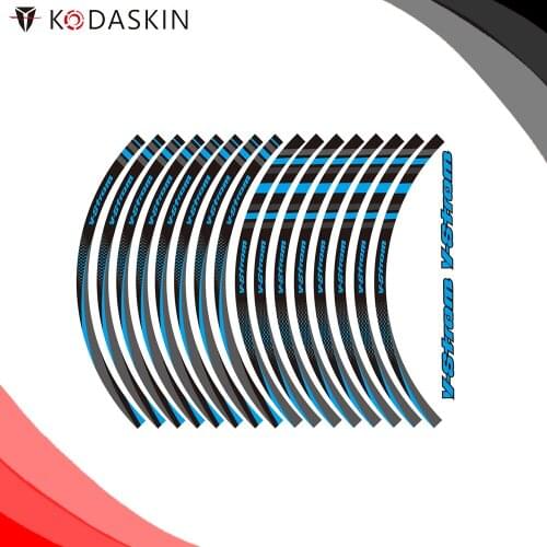 KODASKIN Motorcycle 2D Emblem Round Sticker Decal Big Wheel Rim for SUZUKI Suzuki DL250 v-strom Wheel Sticker