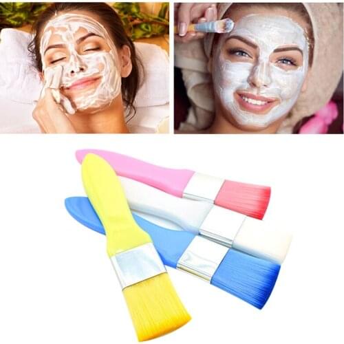Colorful Mask Brush Soft Nylon Facial Mask Brushes DIY Mud Mask Mixing Brush Beauty Professional Face Mask Brush Skin Care Tools