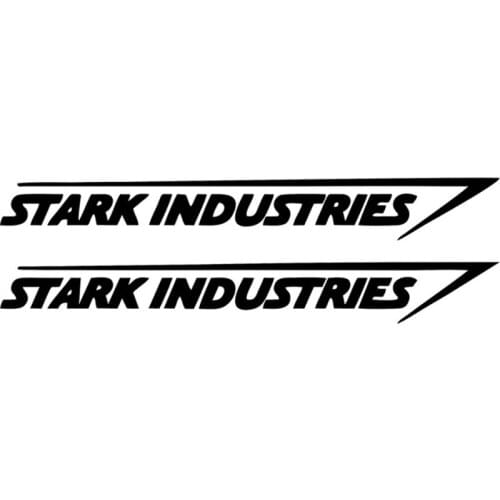 Fashion Laser Cars Sticker Stark Industries Carmobiles Motorcycles Modeling PVC Sunscreen WaterproofAuto Decoration Decal