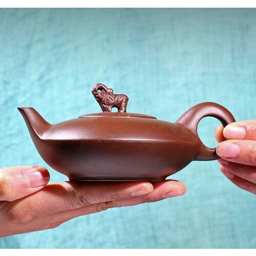 Yixing Teapot Elephant Tea Pot Filter Zisha Pot Craftsman Handmade Kung Fu Tet Set Teaware Pure Drinkware Set Customized Gifts
