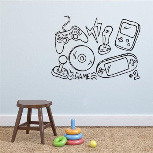 Game Wall Sticker Game Wall Vinyl Decal Tagged video game Wallstickersl Wall Art Decoration Removable FY-17