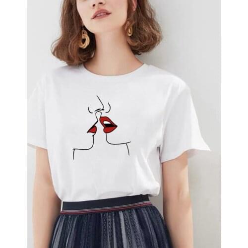 New Fashion Graphic Print Women Tshirt Casual White Shirts Funny T Shirt for Lady Tops Tee Hipster White Shirt
