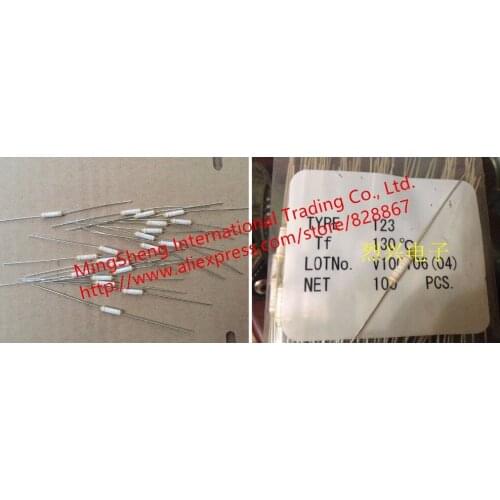 Original new 100% bridge resistance temperature fuse 123 2A UMI 130 degrees 250V C 130 degrees