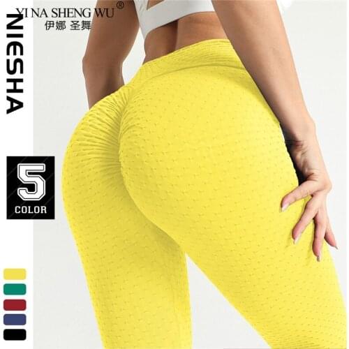 Sexy Yoga Pants Fitness Sports Leggings Jacquard Sports Leggings Female Running Elastic Trousers High Waist Yoga Sports Pants