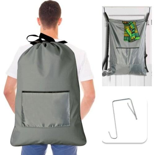 Large-capacity Hanging Laundry Hamper Bag Travel Storage Bag Shoulder Storage Bag Wash Bag Convenient Space-saving Pouch