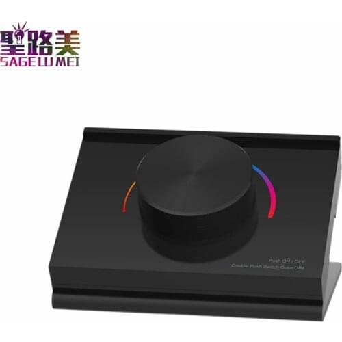 RK1, RK2, RK3 Desk Mount Rotary Panel RF Remote Controller 1zone dimming / cct / RGB for single color, dual color or RGB light