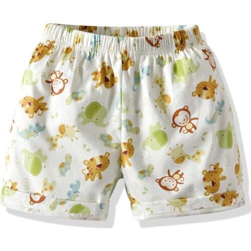 2021 Summer New Children Clothing Short For Boys Kids Wear Shorts 100% Cotton Monkey Cute Printing Leisure Home Beach Hot Shorts