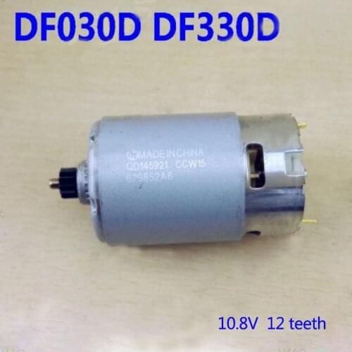 Replacement 10.8V 12Teeth DC Motor For Makita Electric hammer DF330DWE DF030DWE. High-quality