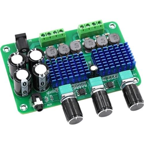SOTAMIA TPA3116D2 Subwoofer 2.1 Amplifier Board 2x50W+100W Amplificador Hifi Power Amplifier Audio Amp DIY Wireless Speaker
