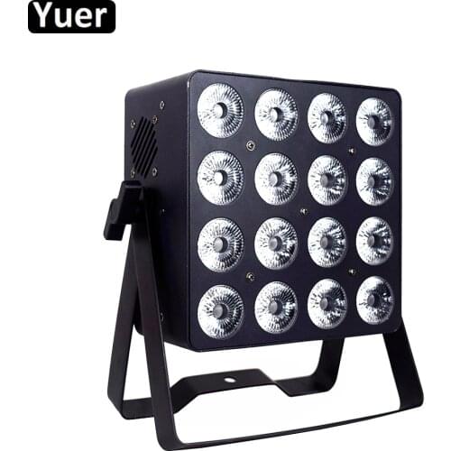 High Power LED Par Light 16x18W RGBWA-UV 6IN1 LED Wash Effect Par Lights DMX512 6/10 CH DJ Disco Party Bar Club Stage Par Light