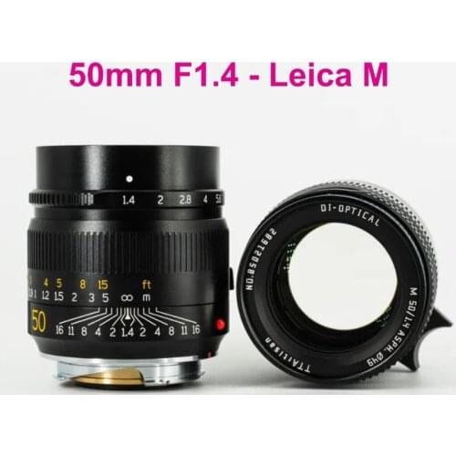 TTARTISAN 50mm F1.4 ASPH. M Lens Manual Focus for Leica M mount Camera M9 M10 Camera Lens