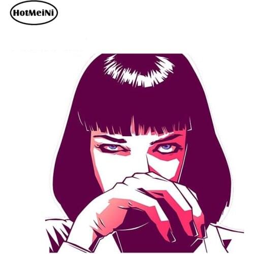 HotMeiNi 13cm x 13cm Car Stickers and Decals Leon - The Professional Girl Graphics Motorcycle JDM Vinyl Waterproof Sticker