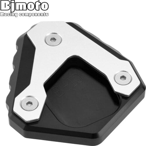 BJMOTO Motorcycle Side Kickstand Stand Extension Plate Side Stand Enlarge For BMW G310GS 2017-2018 G130 GS
