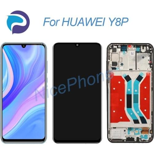 For HUAWEI Y8P LCD Screen + Touch Digitizer Display 2400*1080 AQM-LX1 Y8P Y8 2020 LCD Screen display
