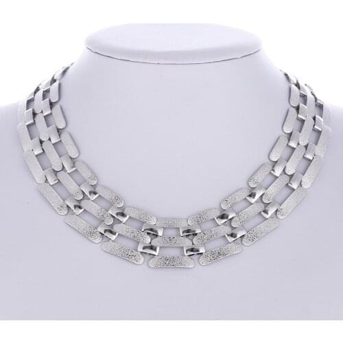 2019 Gothic Chunky chain Choker Necklace Punk rock Statement Necklace Women goth Jewelry Vintage collier femme fashion jewelry