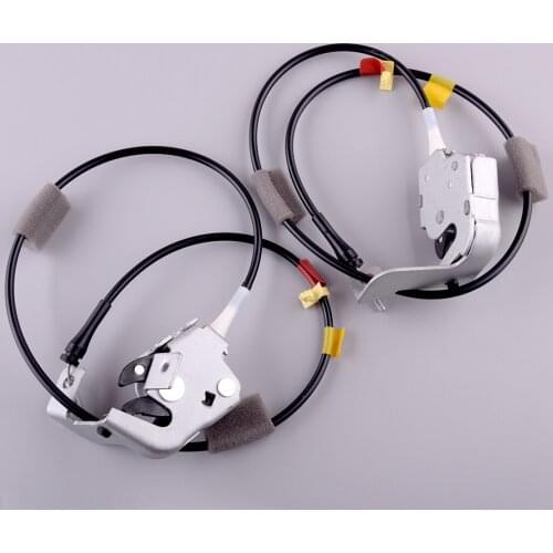 1Pair 85 cm Rear Door Upper Latch Lock Assembly with Cable Fit for Ford F-150 Heritage F-250 6L3Z-18264A27-A 6L3Z-18264A26-A