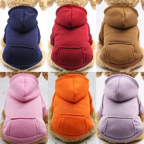 1PC Autumn Winter Pet Dog Clothes for Dogs Hoodie Cotton Dog Coat Jacket Puppy Clothing for Small Dogs Costume Pets Outfits