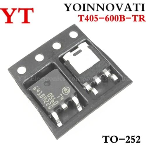 100pcs/lot T405-600B-TR T405-600B T40560 TRIAC SENS GATE 600V 4A DPAK TO-252 Best quality