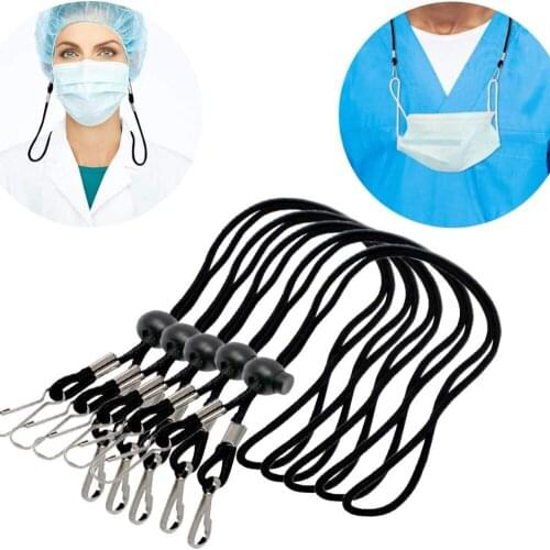 10pcs Adjustable Mask Extension Face Mask Lanyard Handy&Convenient Safety Mask Rest&Ear Holder Rope hang on neck String dropship