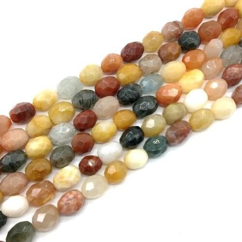 Natural Stone Crystals Beads Faceted Irregular Nugget Oval Shape 12-16 mm For DIY Jewelry Making Supplies Rare Bead