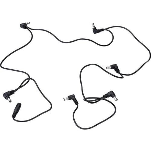 Caline 6 Way Multi-interface Connecting 1 to 6 Cable PVC Wire for Guitar Effects Power cable