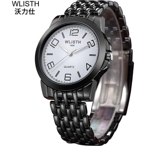 Mens Watches Business Watch WLISTH Top Luxury Brand Quartz Wrist Watch Military Steel Waterproof Male Clock Relogio Masculino
