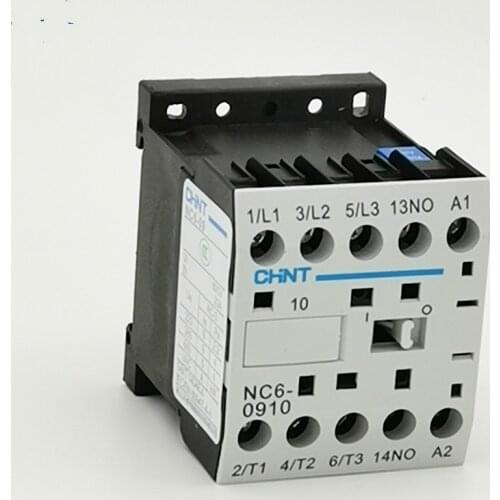 CHINT AC Contactor AC220V 9A NC6-0910 Normal Open 1 NO