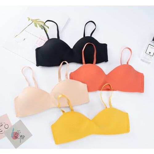Women Invisible Bra Strapless Bralette 1/2 Cup Womens Underwear Sexy Lingerie Female Push Up Seamless Party Wedding Bras