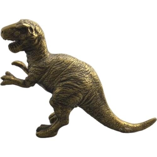 Chinese Old Copper Collection Pure Copper Dinosaur ornaments