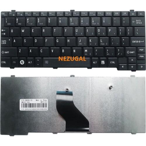 US Keyboard For TOSHIBA NB200 NB201 NB202 NB203 NB205 NB250 NB255 NB500 NB505 Notebook English Keyboard