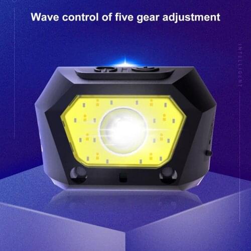 Lightweight Reliable 5 Light Modes 200LM Headlamp Head Torch ABS Headlamp IP65 for Outdoors