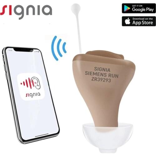 2021NEW!SIEMENS Signia Invisible Hearing Aid Nano8Channel Programmable Digital Hearing aids, Mobile Phone Remote Adjust Hearing