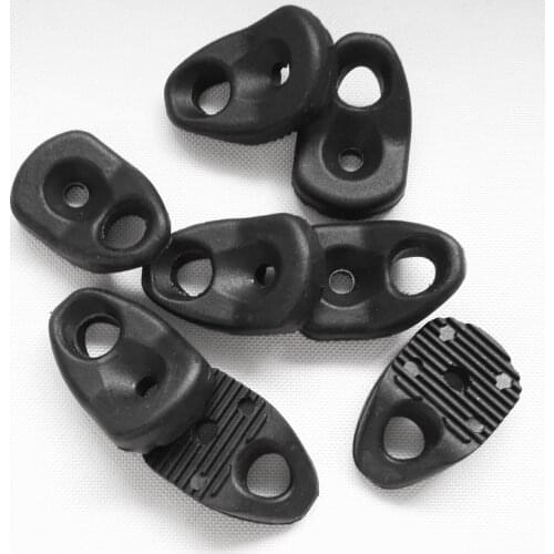 6Pcs Black Replacement Black Nylon Canoe/ Kayak Single Eyelet Deck Fitting