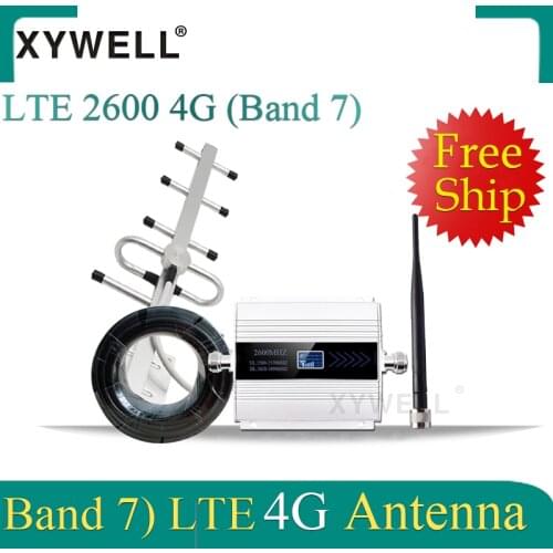 FDD LTE 2600mhz Band7 4G Signal Booster 4g Repeater 4G Data LTE 2600 Mobile Network Signal Cellular Amplifier