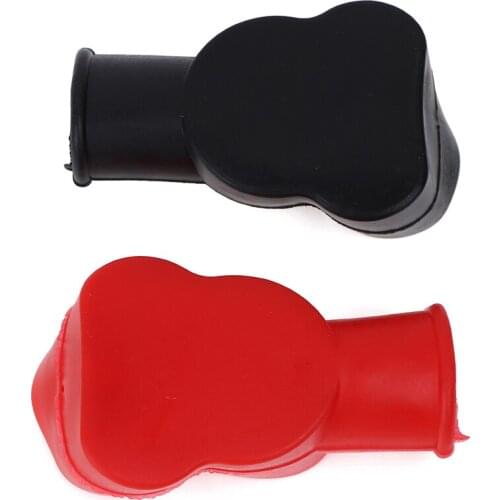 1Pair New Universal Car Battery Terminal Cap Negative Positive Terminal Covers Protector
