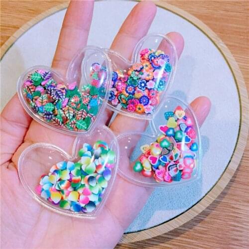 10pcs/lot 5*4.5cm Multi Style Transparent Crown Flowing Patches Appliques for DIY Children Hair Clip Accessories